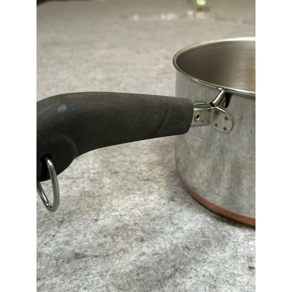 Revere Ware 1801 3 Qt Sauce Pan Copper Clad Bottom  Clinton, Il No Lid